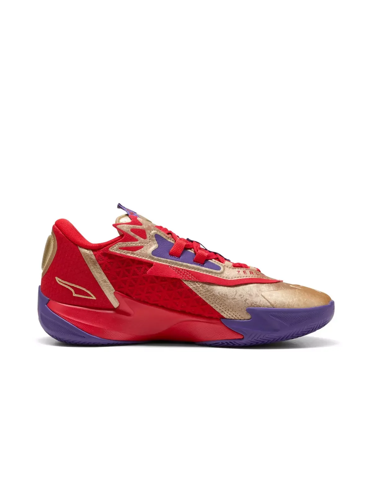 PUMA Scoot Zeros II Gold D.D. "For All Time Red/PUMA Gold" Men's Basketball Shoe - 1