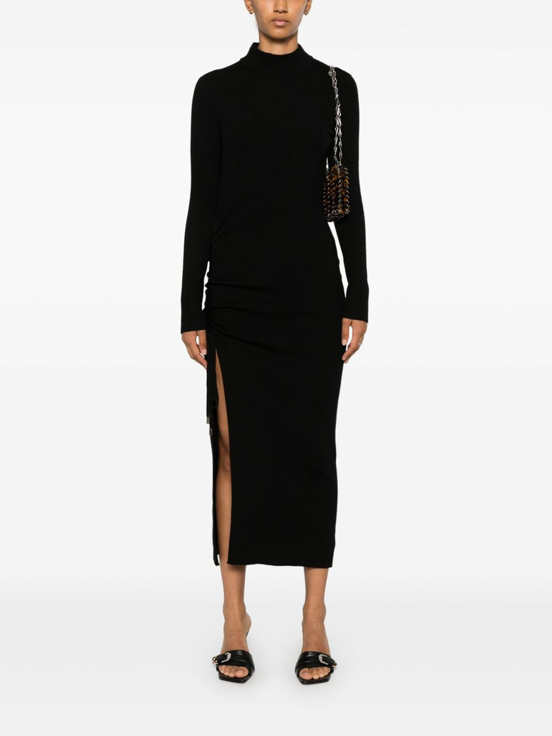 MICHAEL KORS ruched midi dress outlook