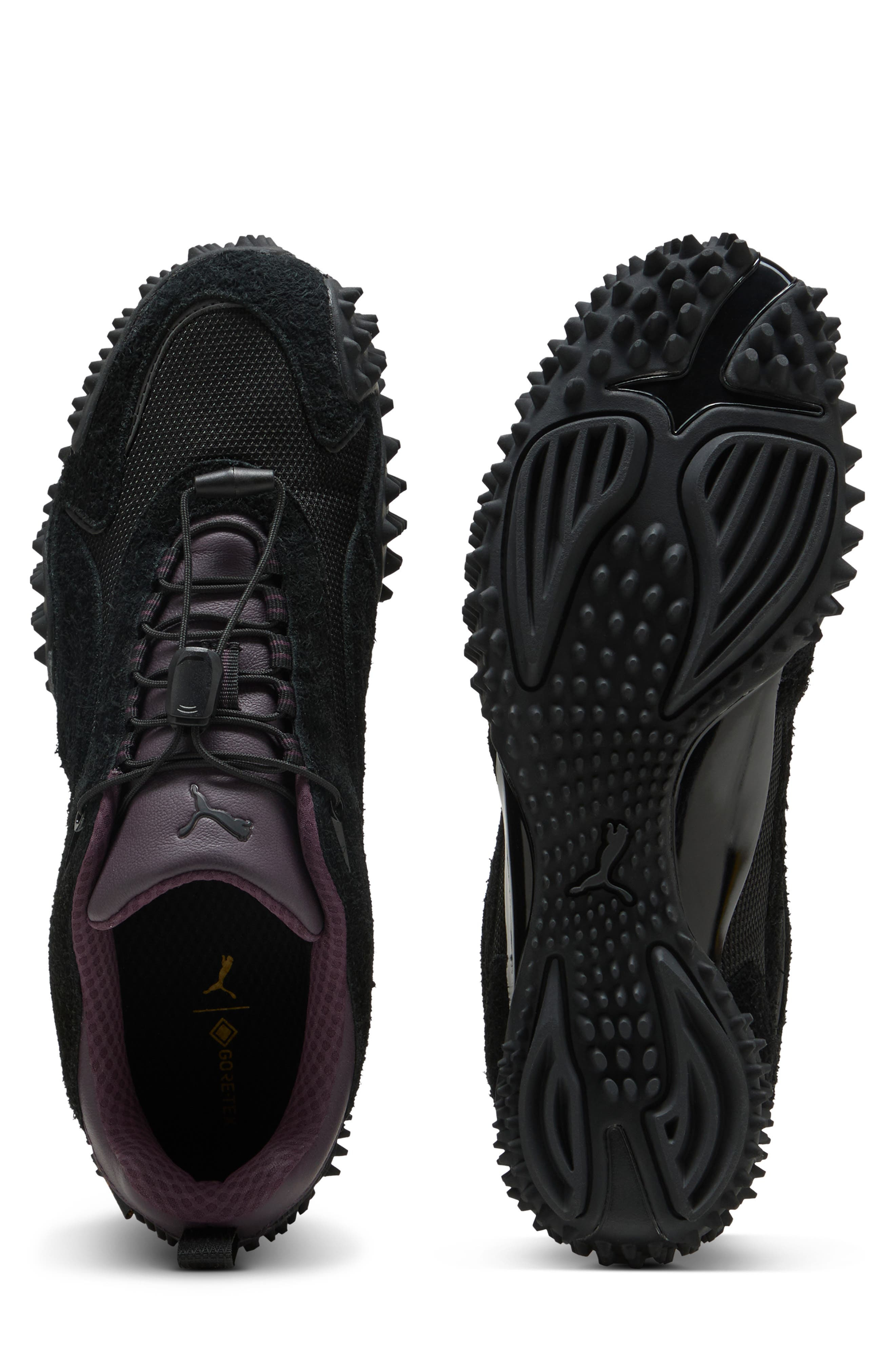 PUMA Gender Inclusive Mostro XC GTX Gore-Tex® Waterproof Sneaker in Puma Black/Midnight Plum at Nord - 5
