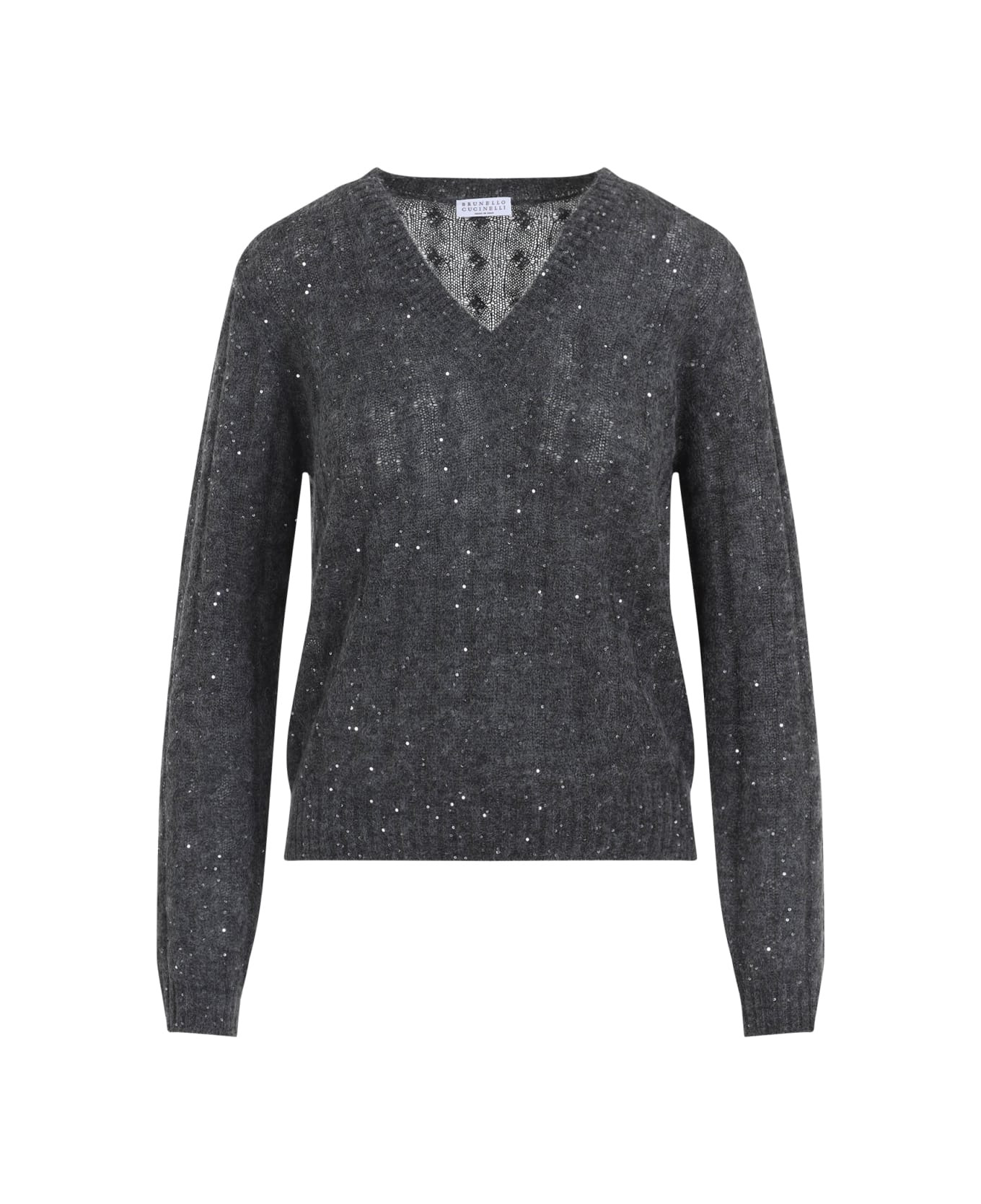 V-neck Cable Pullover - 2