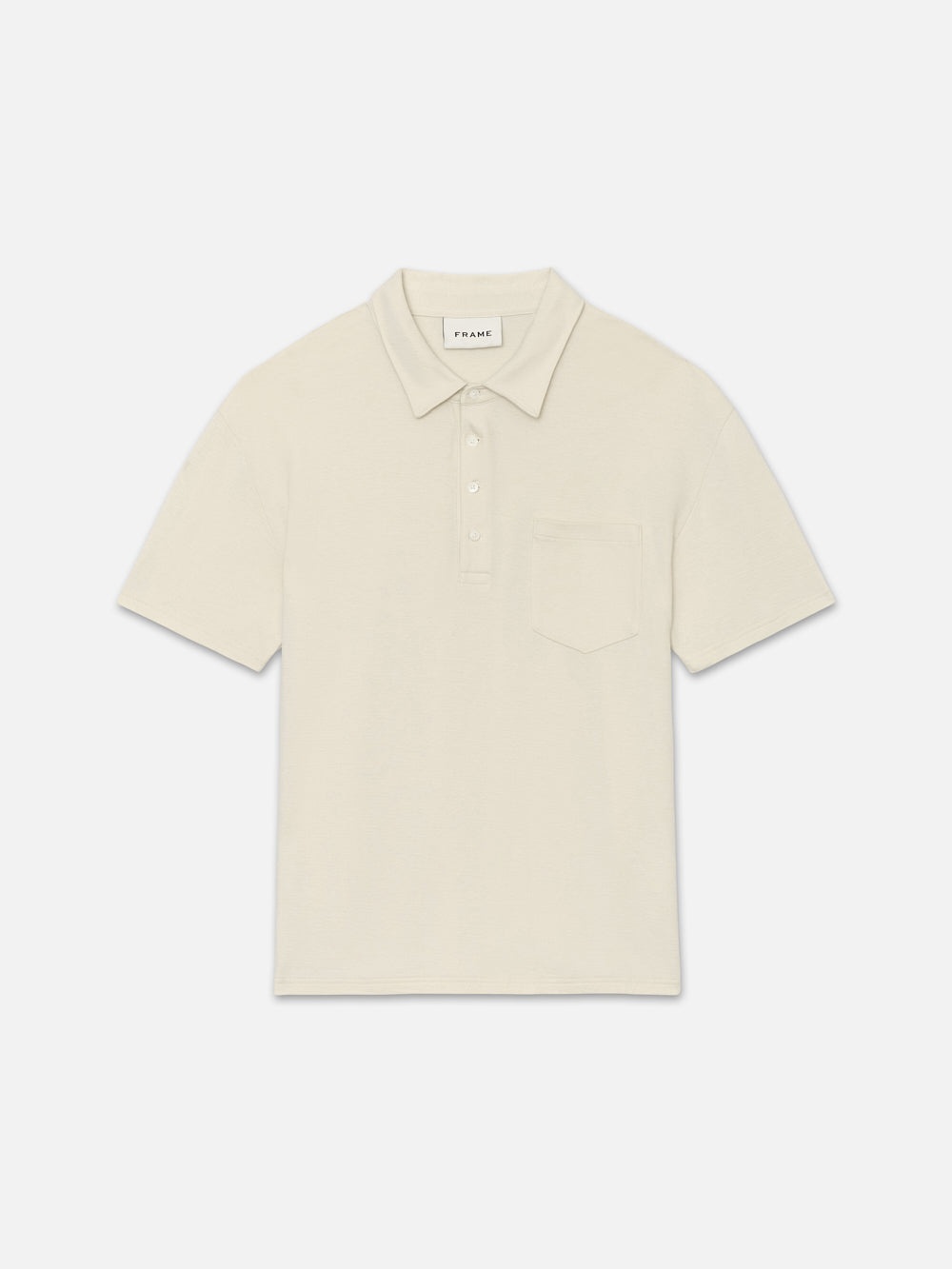 Duo Fold Polo in White Canvas - 1
