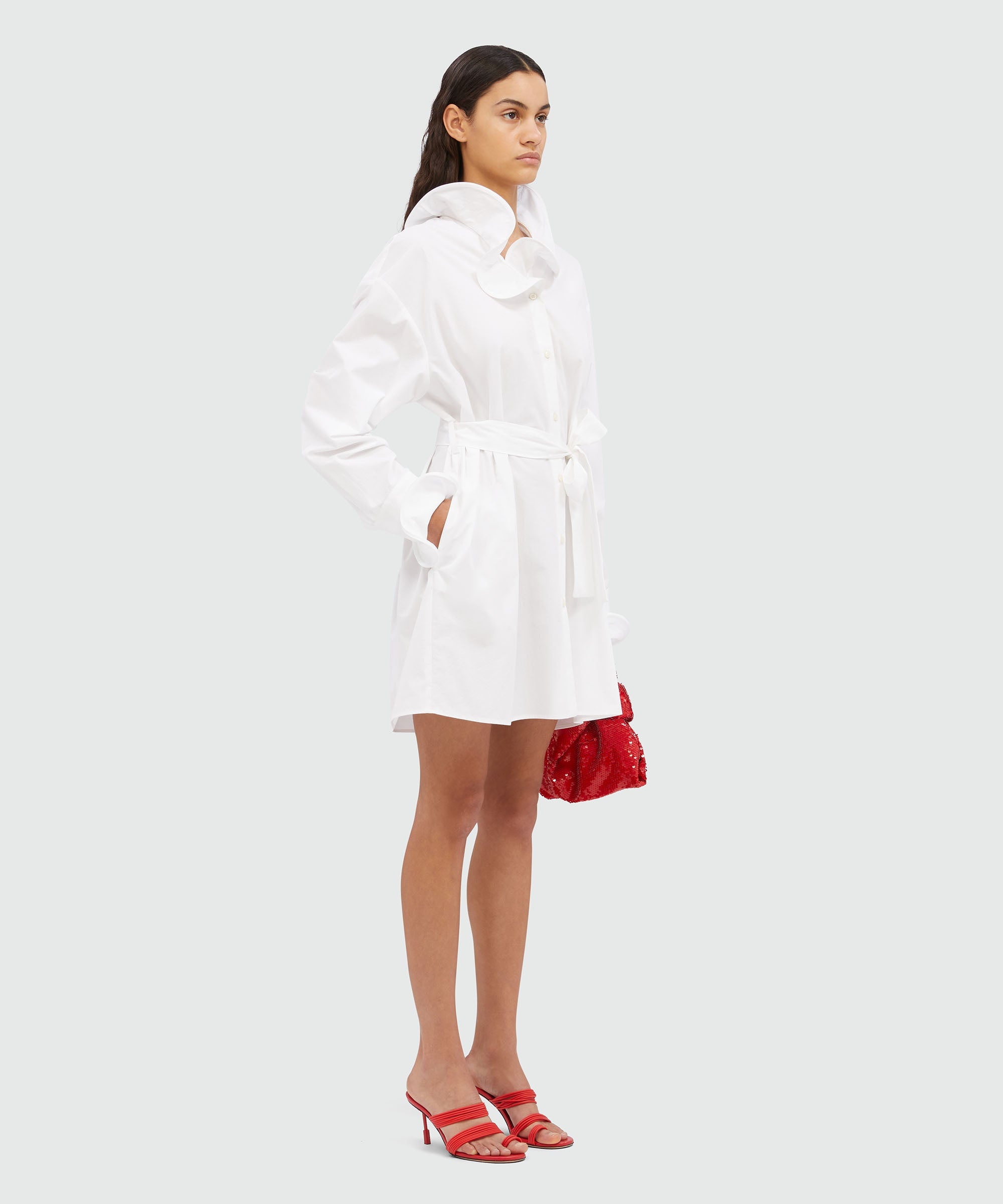 White cotton dress - 4