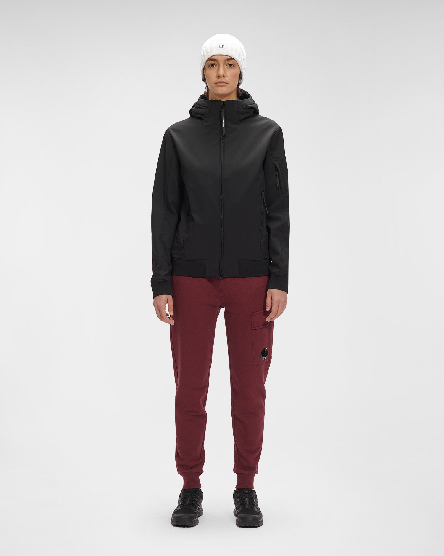 Diagonal Raised Fleece Sweatpants - 4