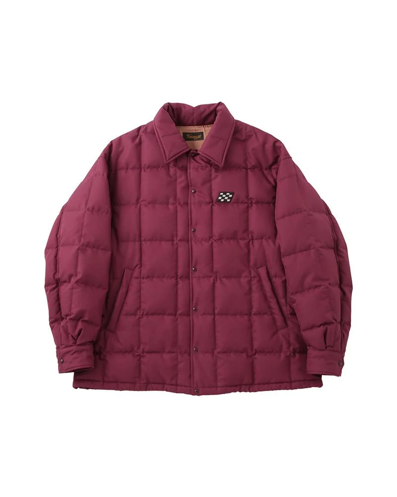 COACH DOWN QUILTED JKT BURGUNDY - 1