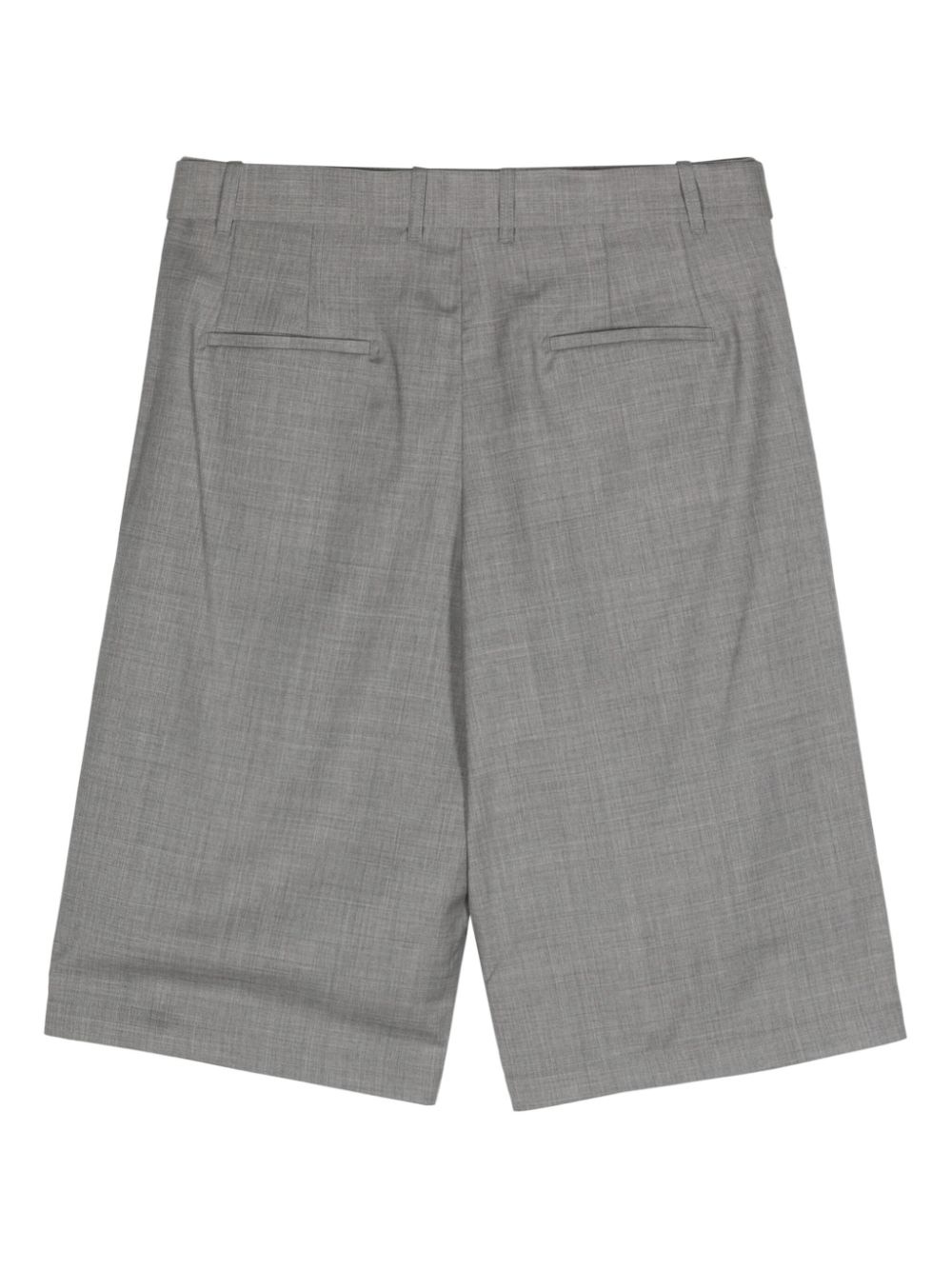 Cooper wool pleated shorts - 2