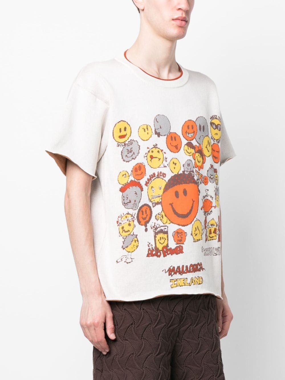 Smiley-print cotton T-shirt - 3