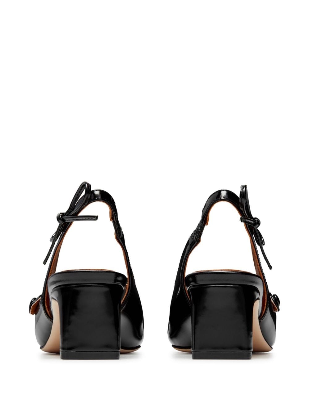 Bow 50mm square-toe pumps - 3