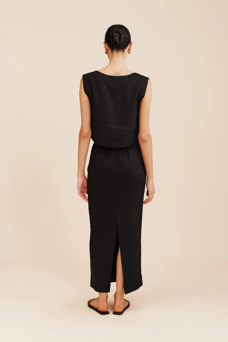 Emma Pencil Skirt Black - 2