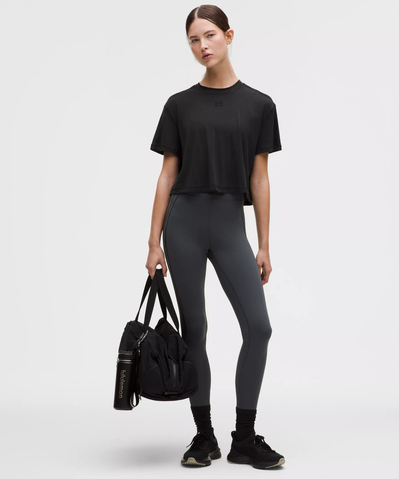 lululemon Jersey Training Cropped Short-Sleeve Shirt *Flocked outlook