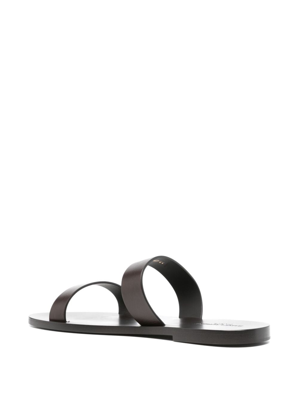 slip-on leather sandals - 3