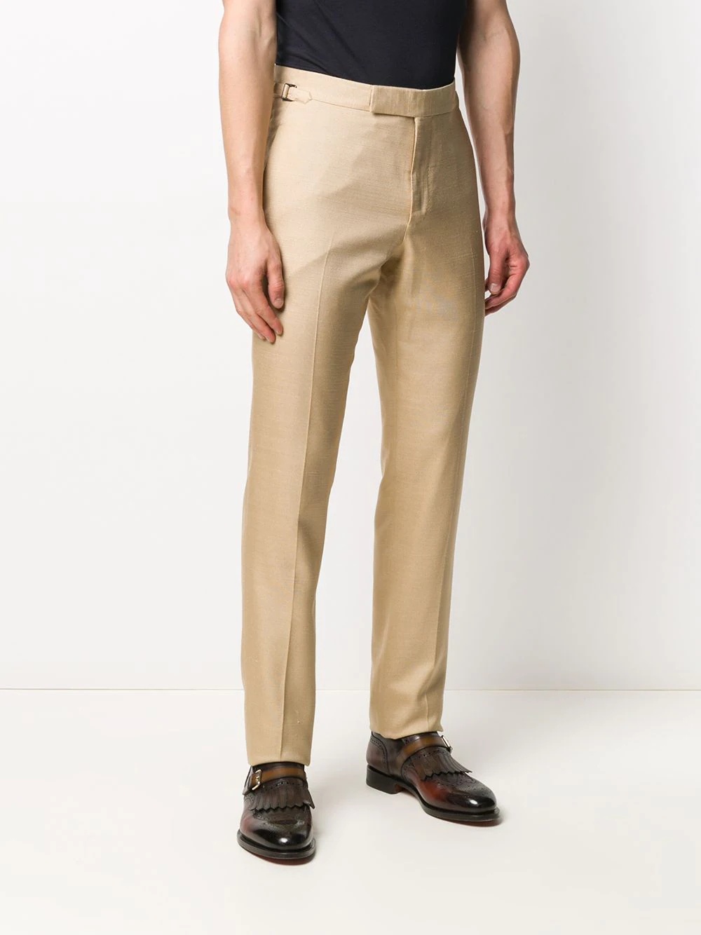 straight-leg tailored trousers - 3