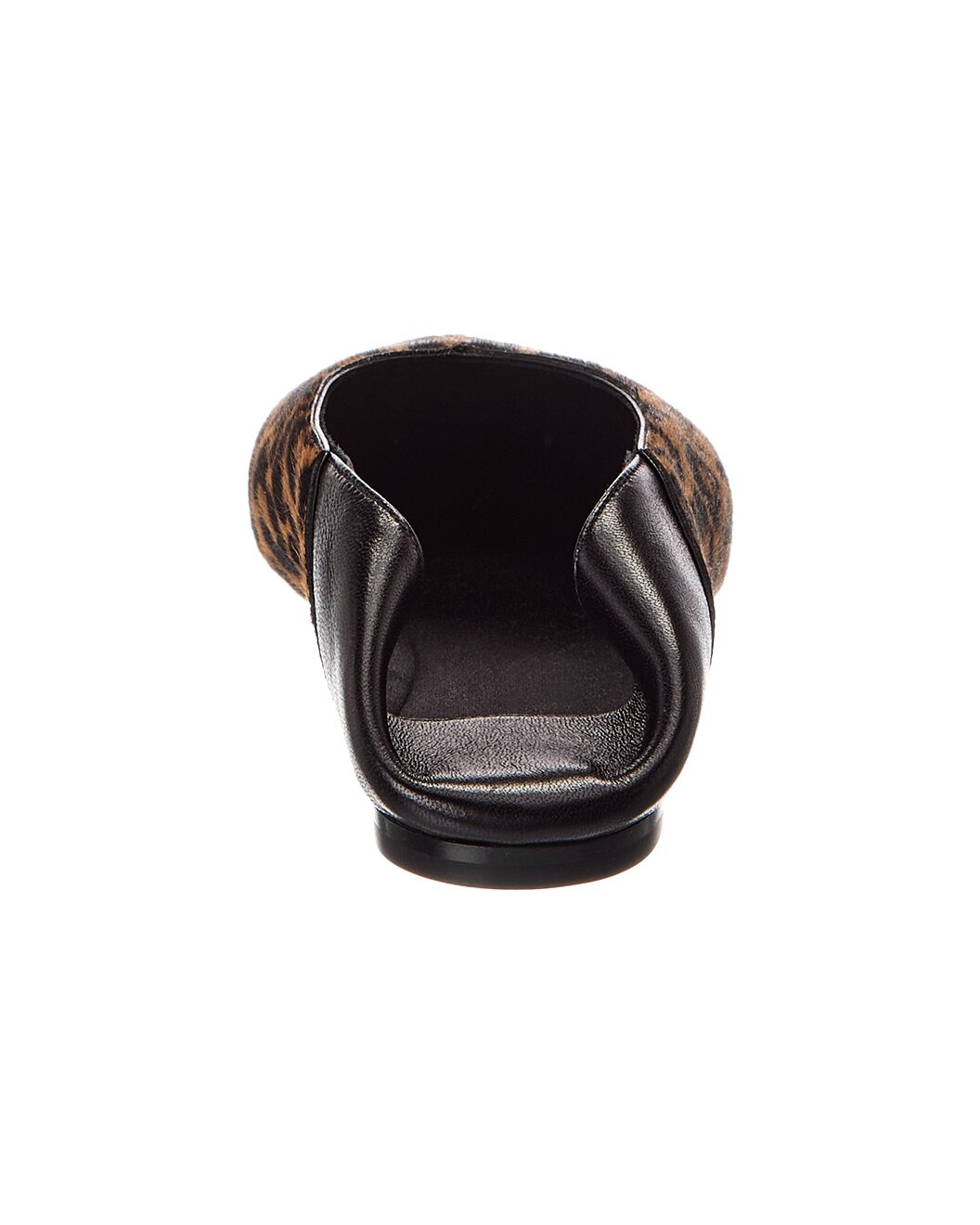 Saint Laurent Kamari Haircalf & Leather Flat - 3