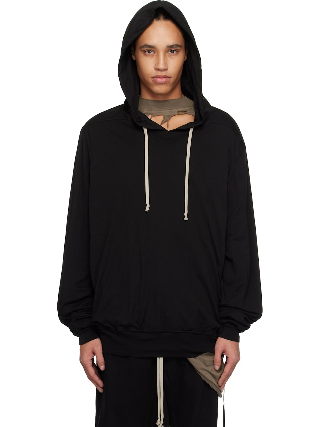 Black Hollywood Oversized Hoodie - 1