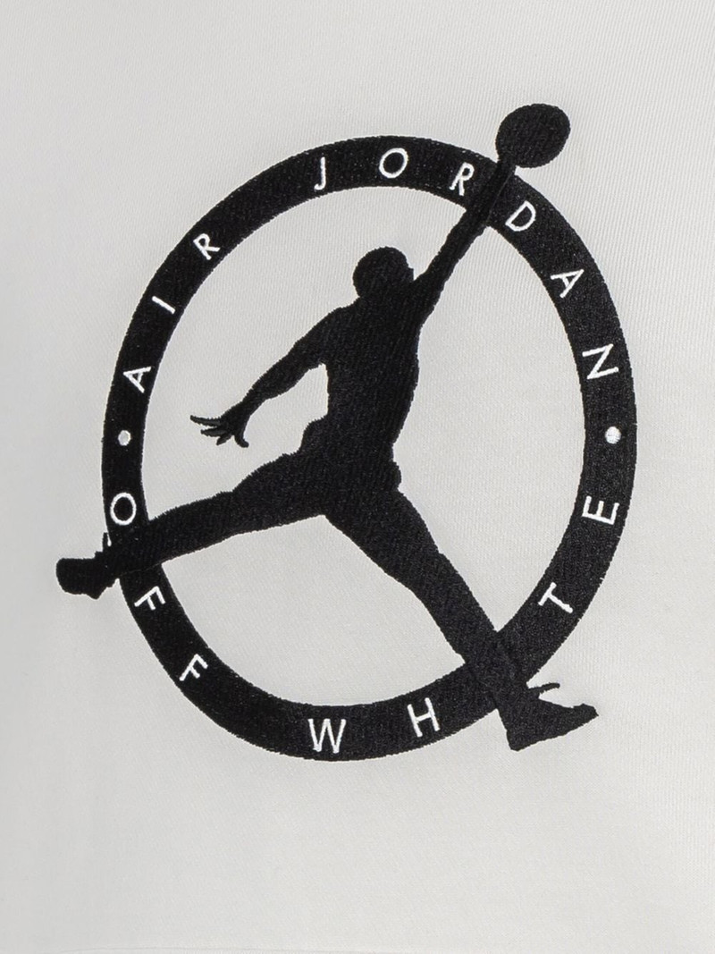 Jordan x Off-White logo-print hoodie outlook
