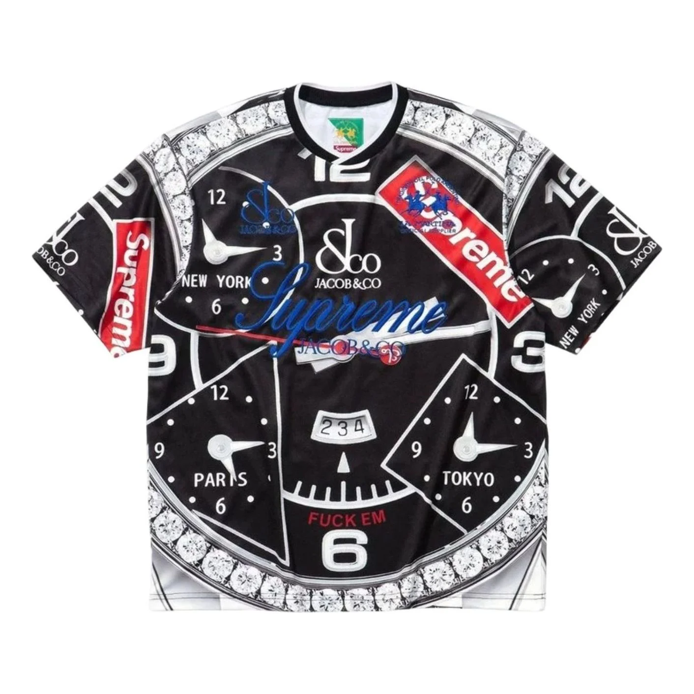 Supreme x La Martina SS26 Soccer Jersey 'Black' SUP-SS26-316-BLK - 1