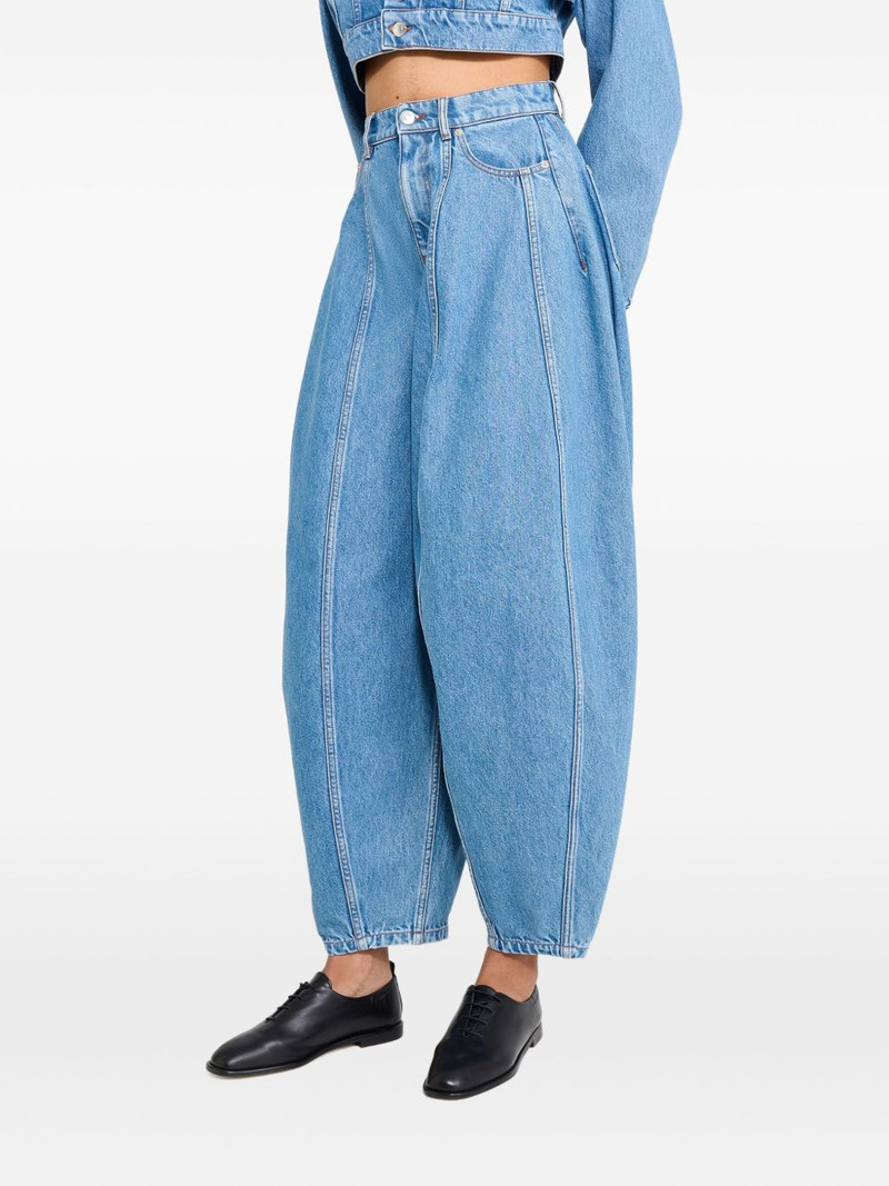 panelled balloon-shaped jeans 5