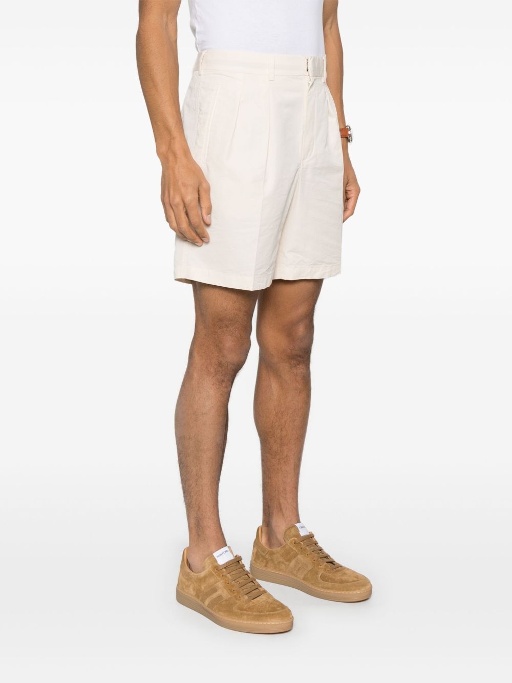 poplin tailored shorts - 3
