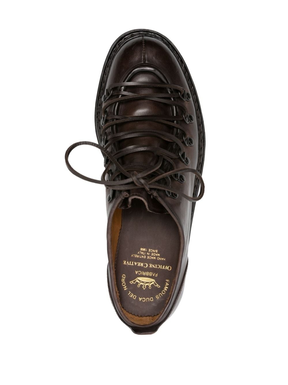 Artik leather derby shoes - 4