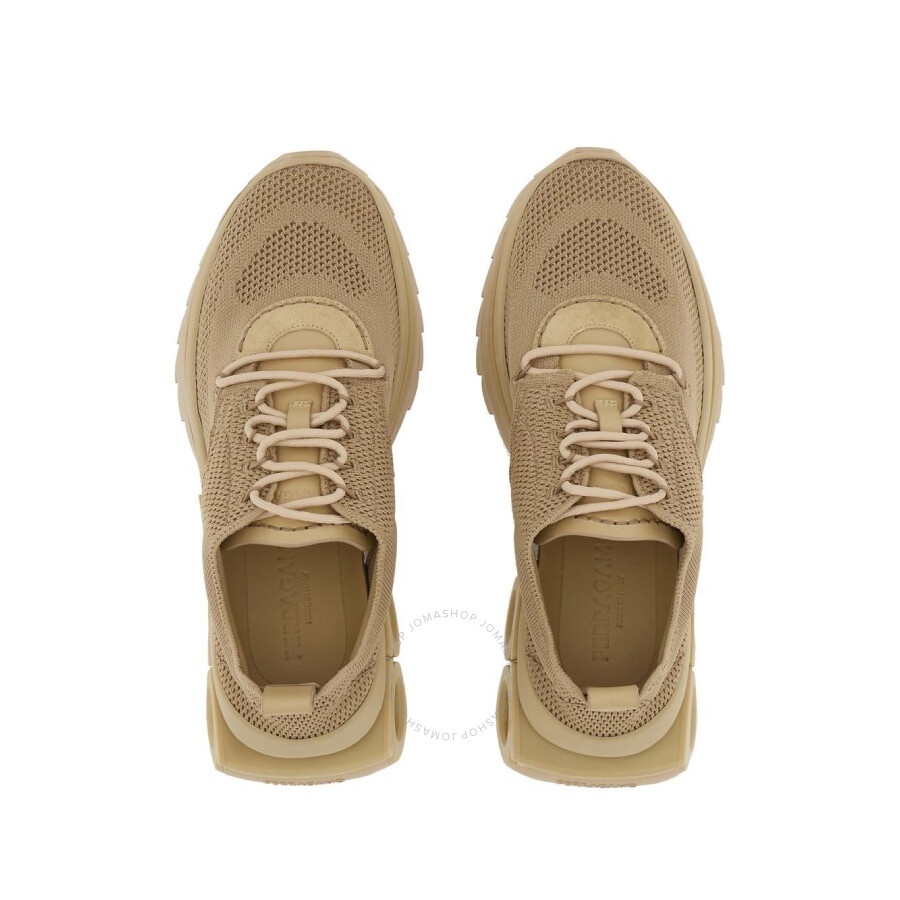 Ferragamo Gancini-Plaque Round-Toe Sneaker - 4