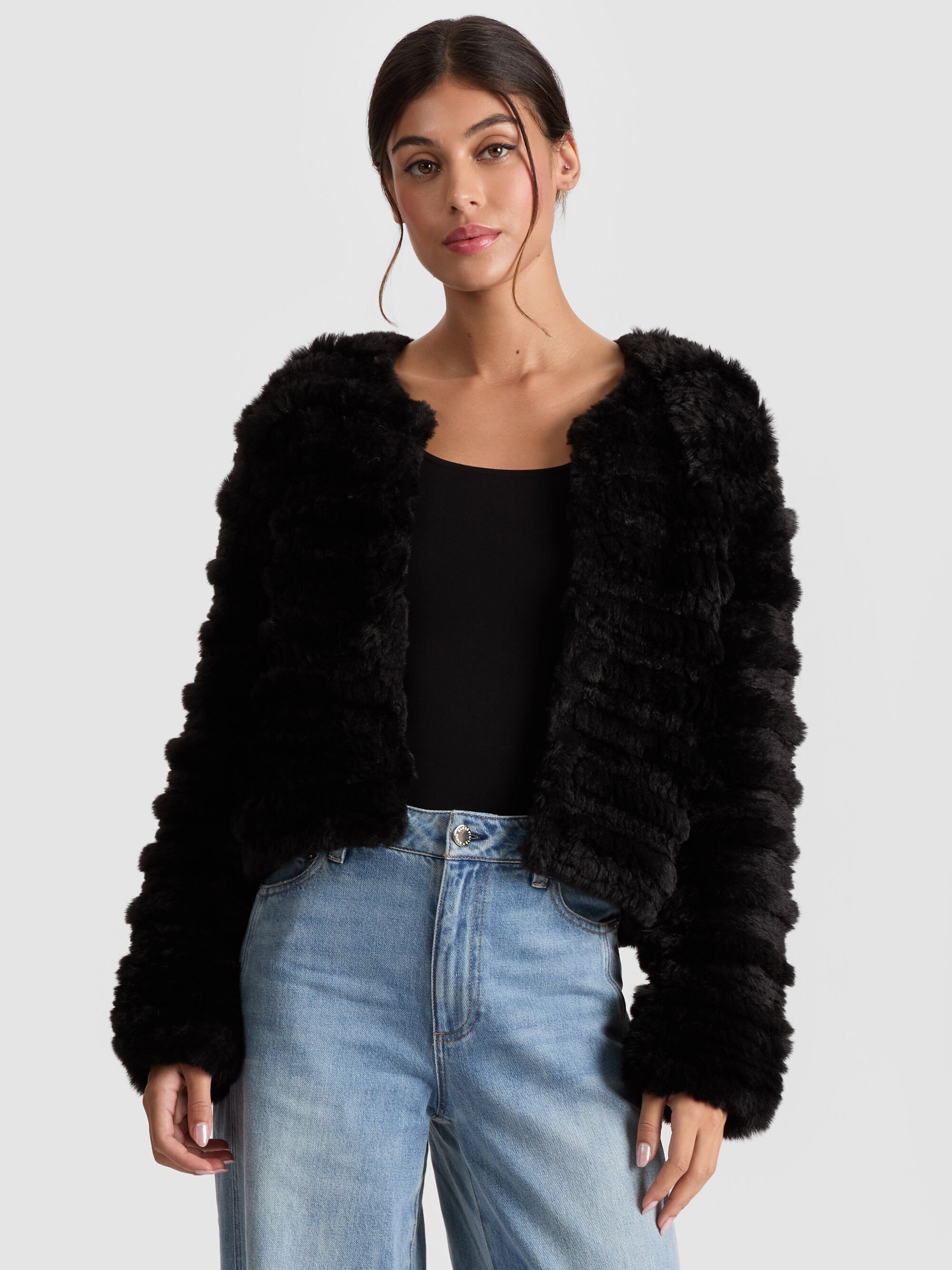 FAWN FAUX FUR JACKET - 2
