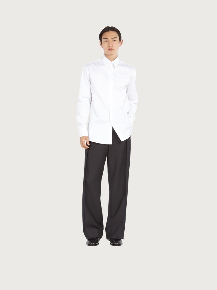 STRETCH COTTON SHIRT - 5