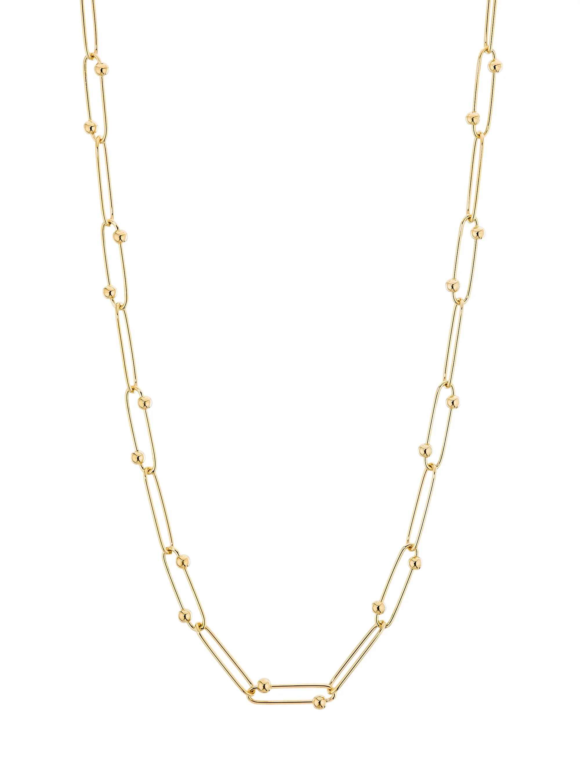 Women's Tiny Treasures 18K Yellow Gold Ball Chain Necklace - Yellow Gold - 1
