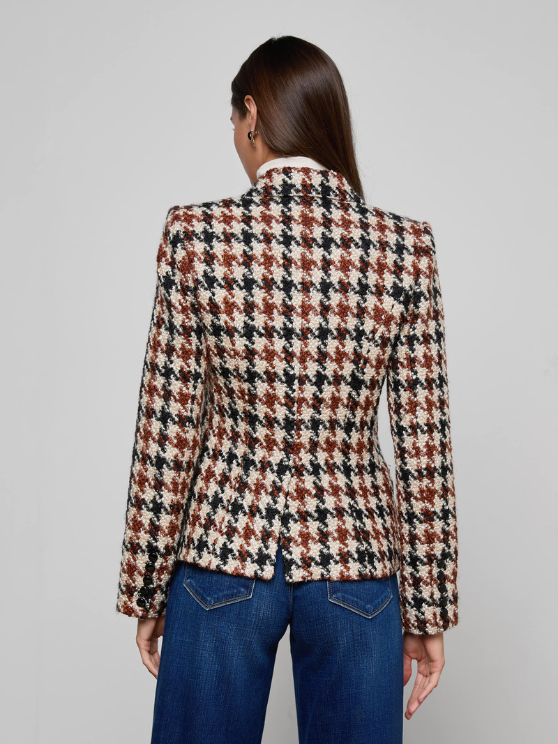 Marie Houndstooth Tweed Blazer 5
