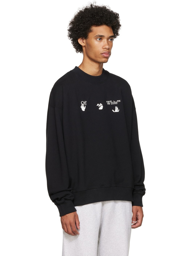 Black Cotton Sweatshirt 2