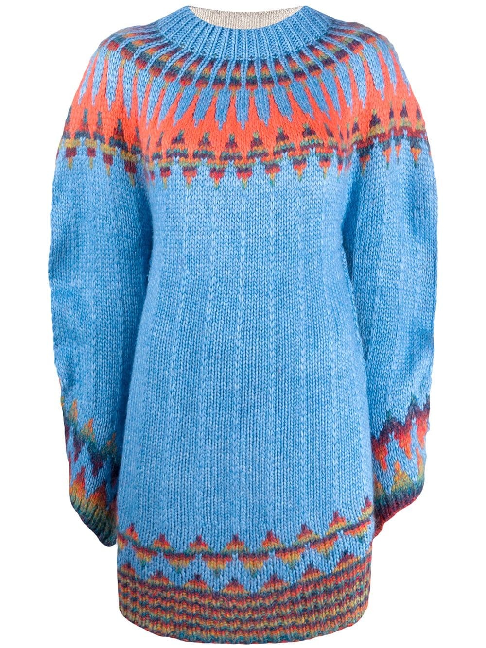 oversized knitted jumper - 1