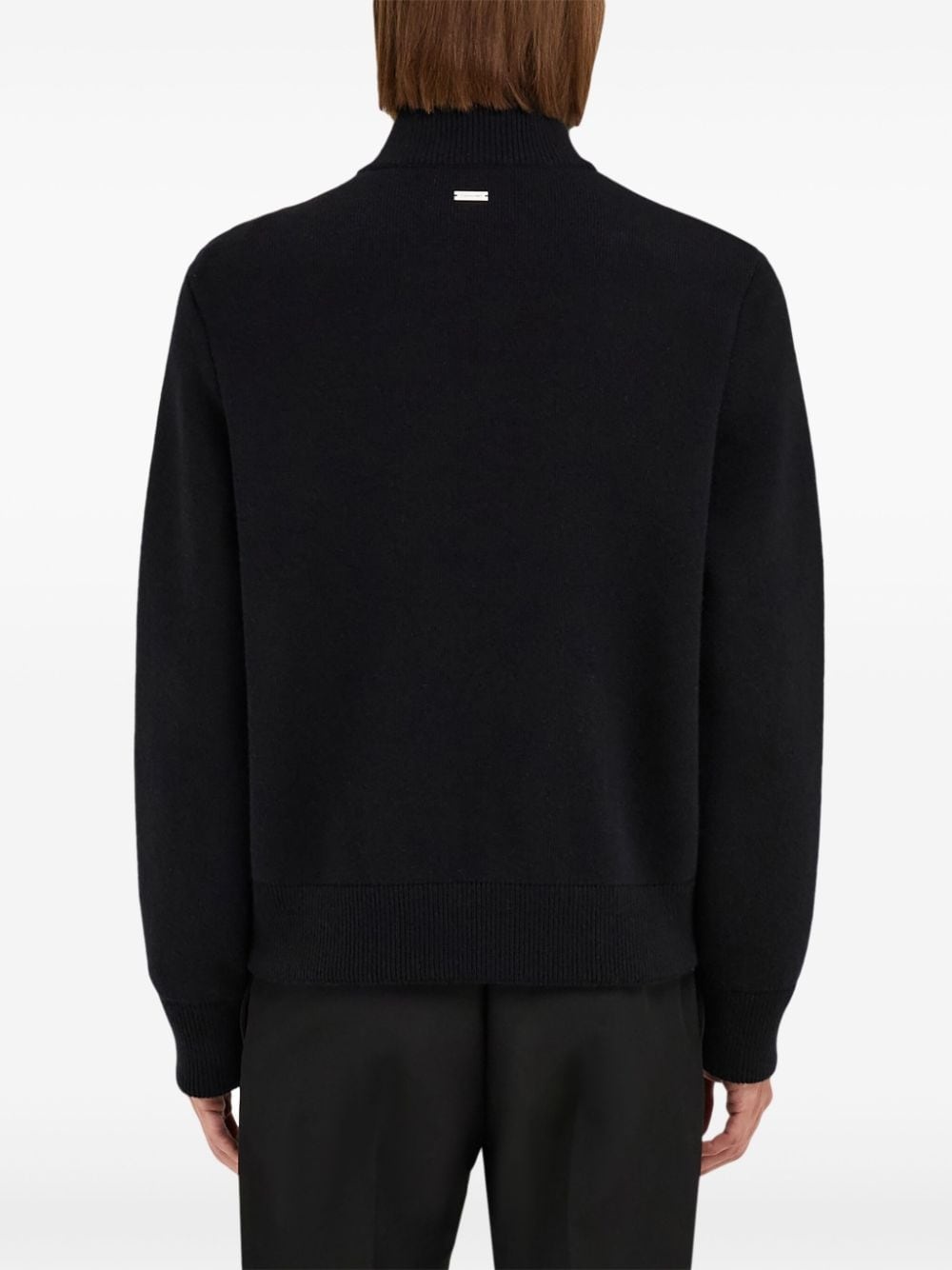 knitted bomber jacket - 3