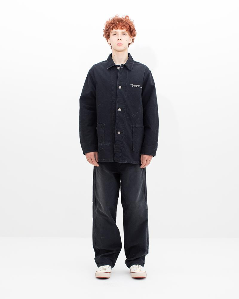 COVERALL DMGD G.CORDS BLACK - 5