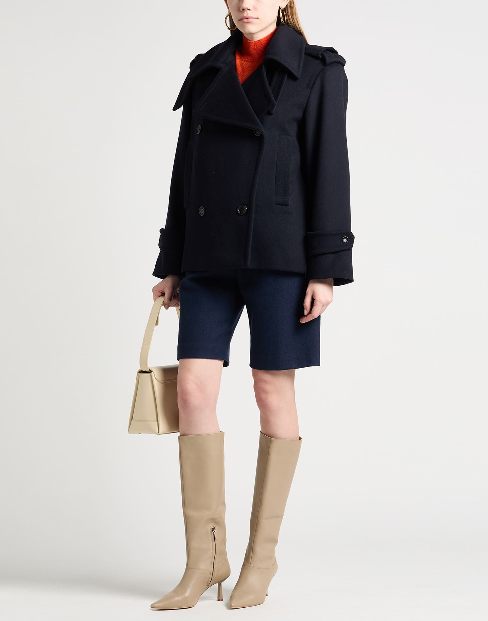 Midnight blue Women's Coat - 3