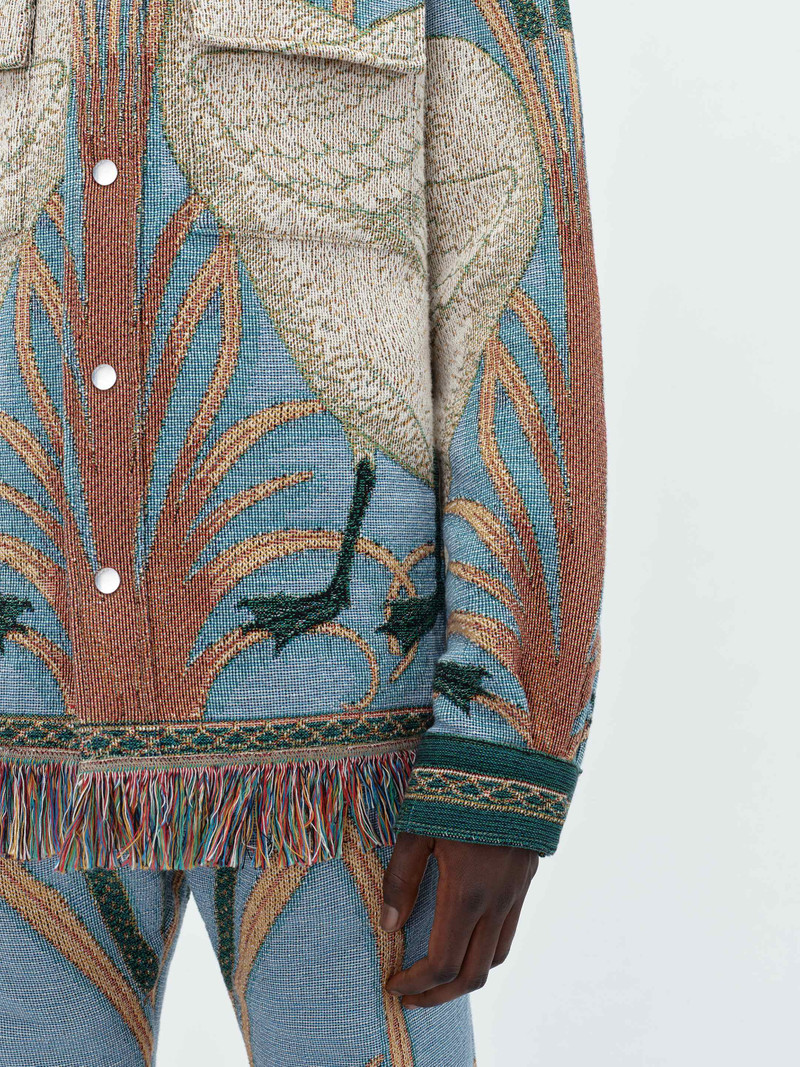 SWAN TAPESTRY OVERSHIRT 7