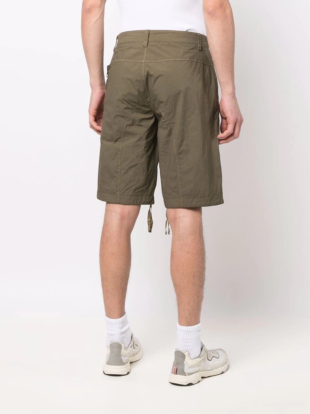 zip-detail bermuda shorts - 4