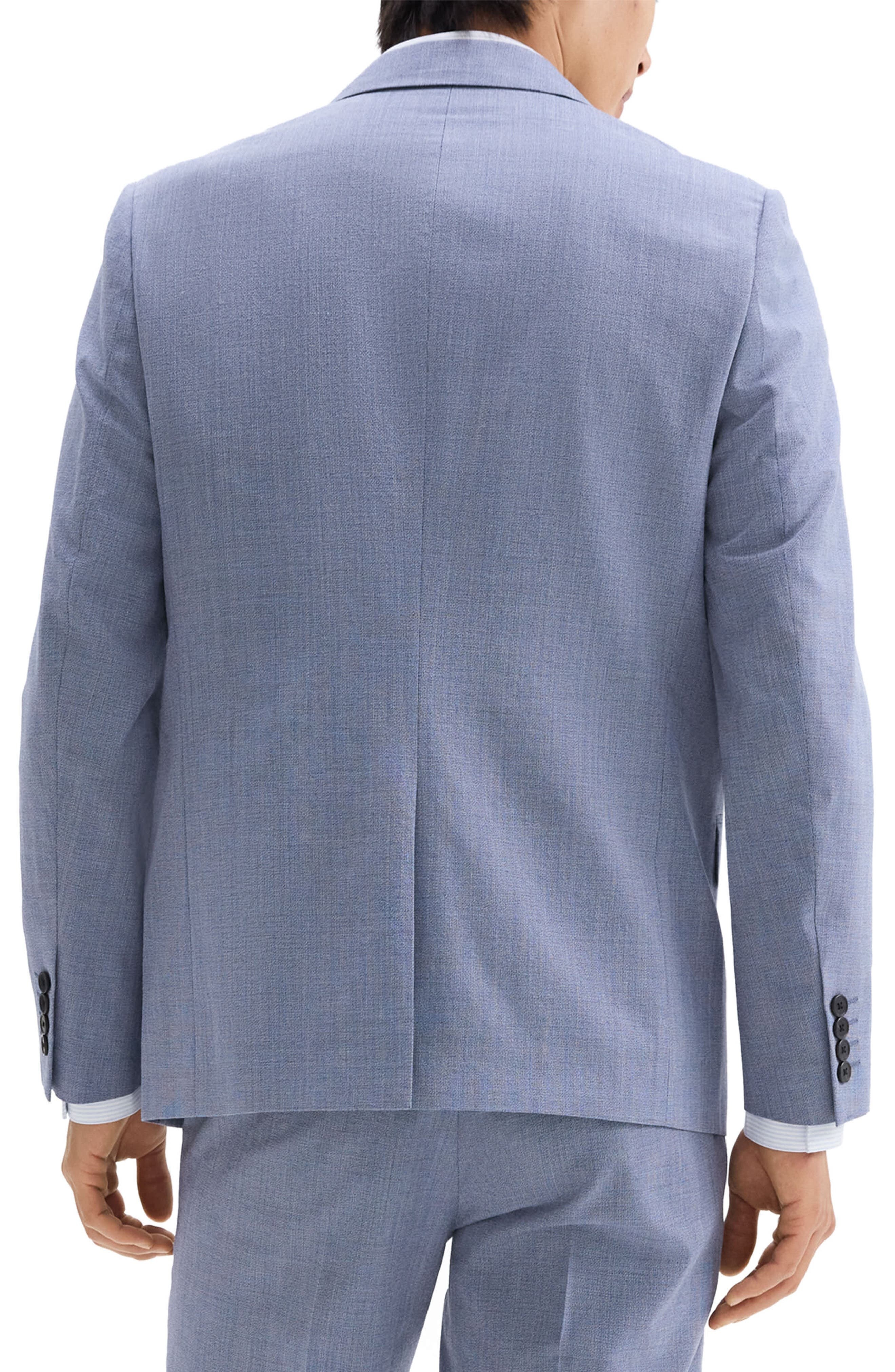 Theory Chambers Wool Blend Sport Coat in Light Indigo at Nordstrom - 2