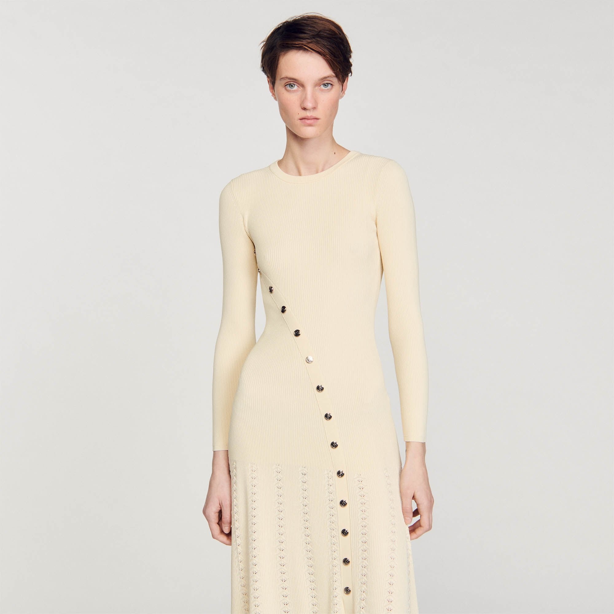 KNIT MIDI DRESS - 5