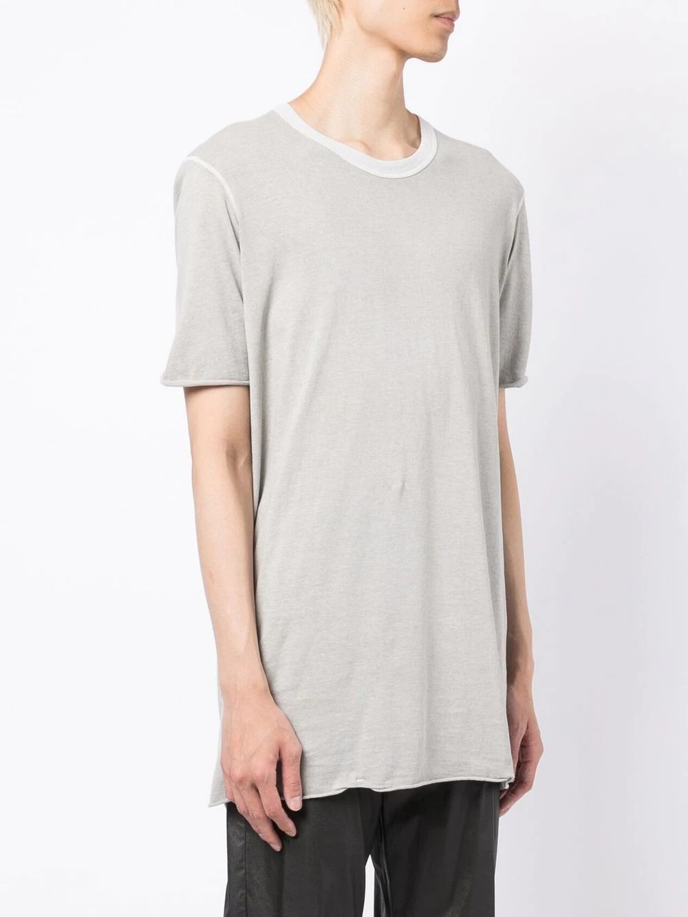 round-neck cotton T-shirt - 3