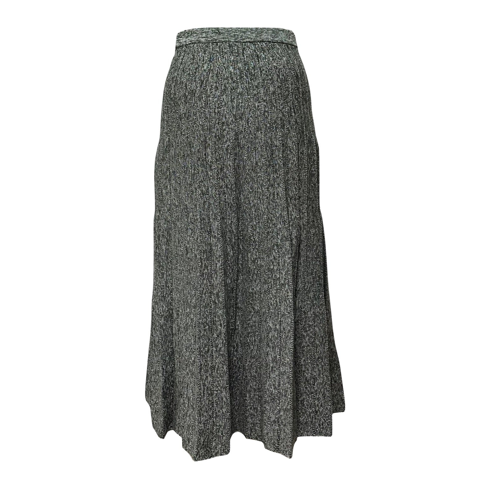 MARNI Knit Pleated Midi Skirt - 2