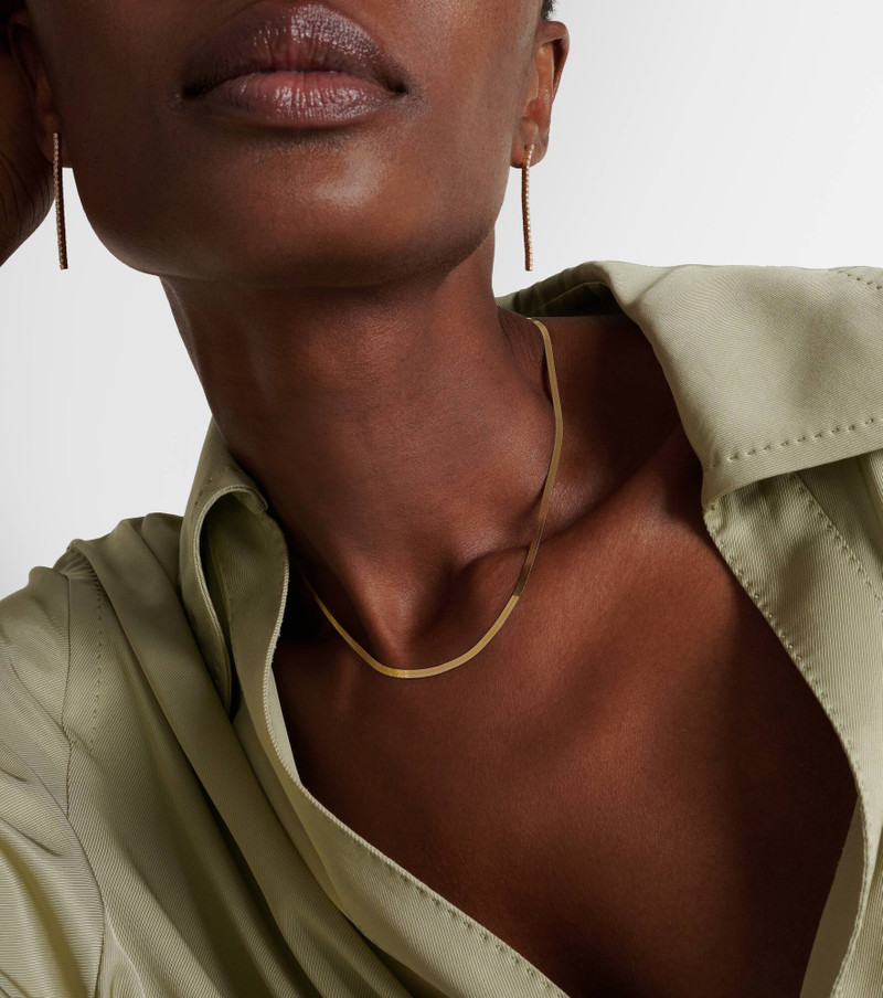 STONE AND STRAND Golden Glow 10kt gold chain necklace outlook