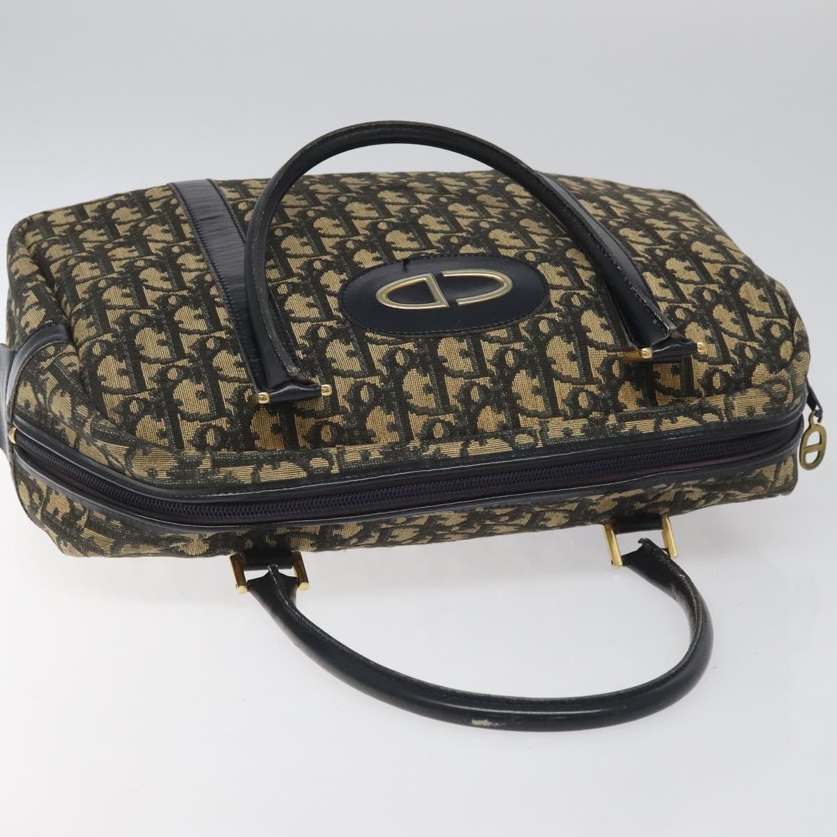 DIOR Trotter Canvas Hand Bag Navy - 6