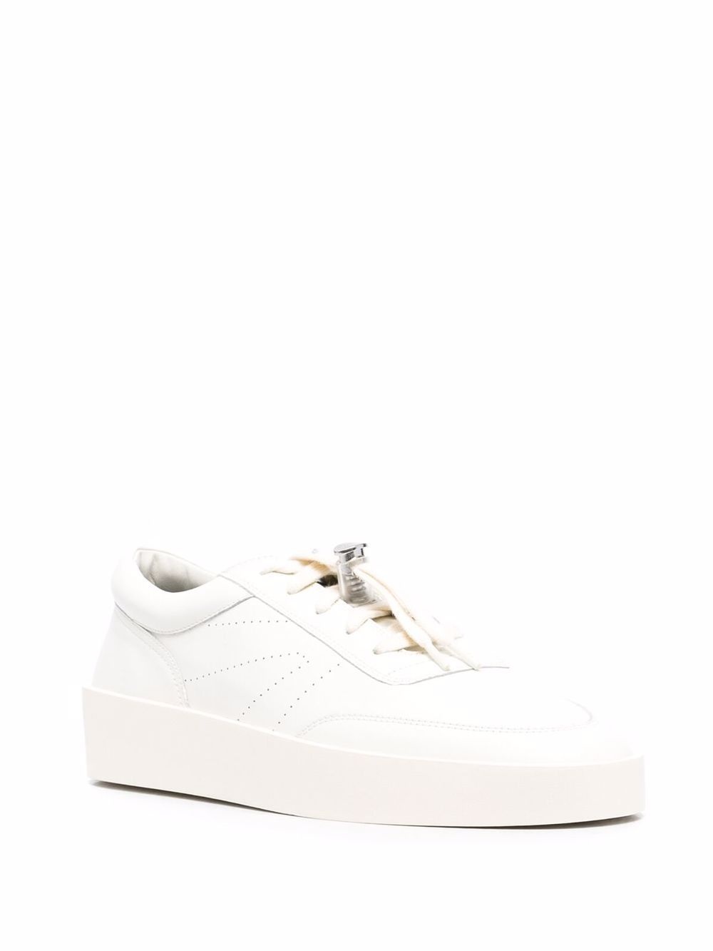 leather tennis trainers - 2