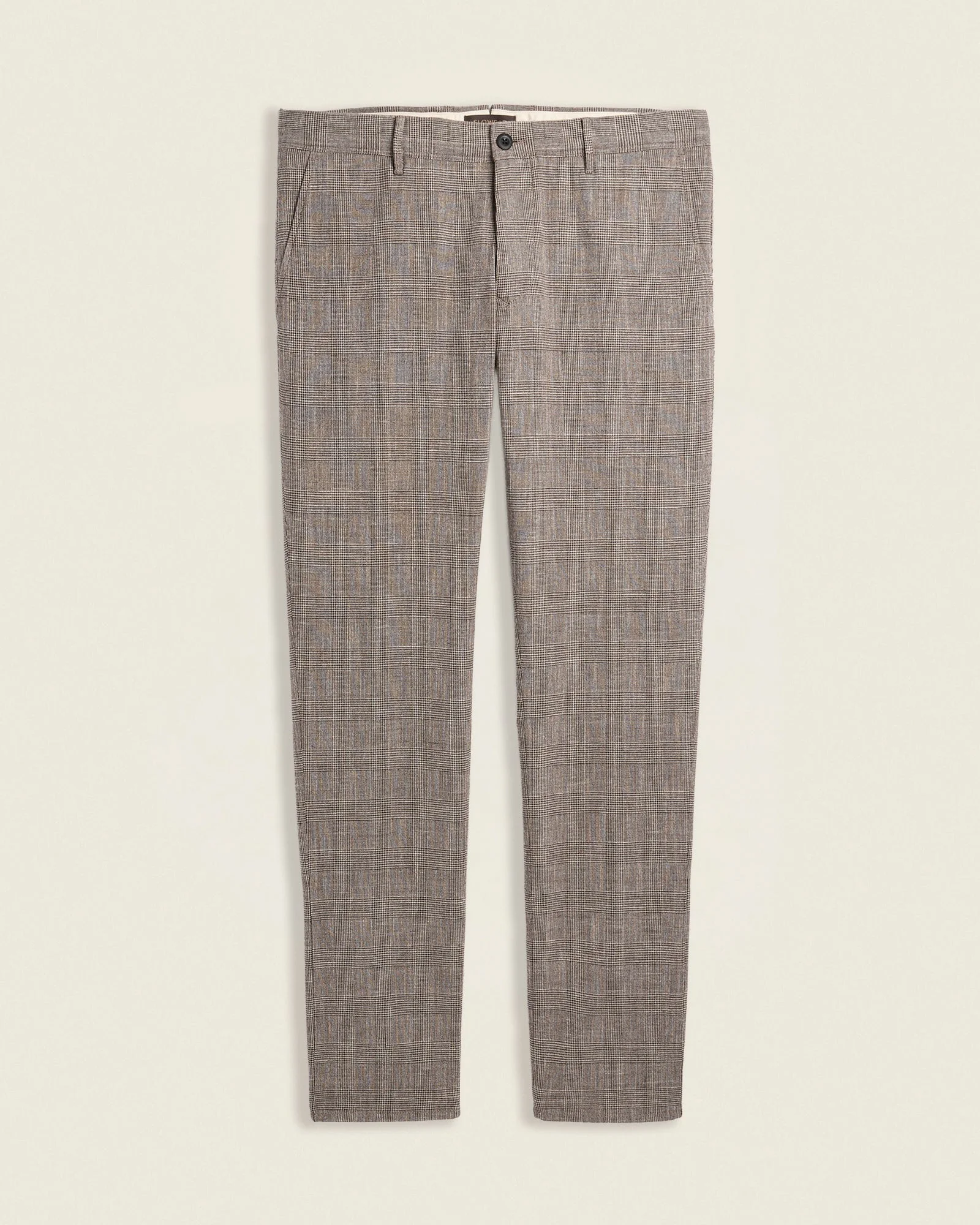 Slim fit stretch cotton trousers - 1