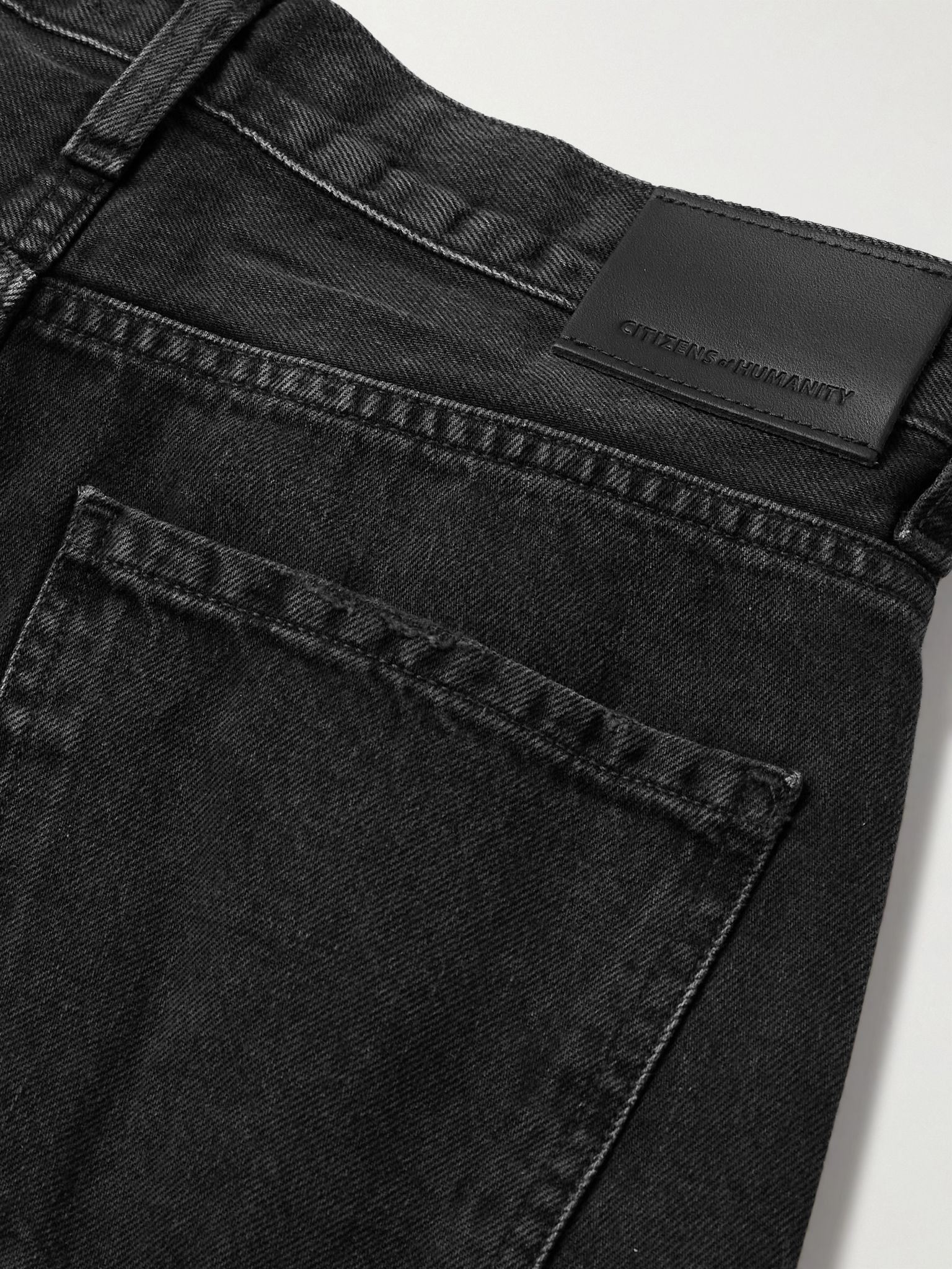 Annina high-rise wide-leg jeans - 30” Black - 6