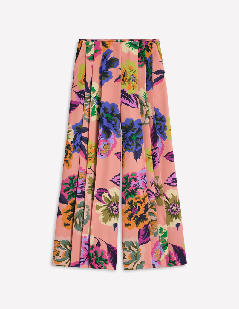 Regent Wide Leg Pants-Multi, Opulent Blossom 1