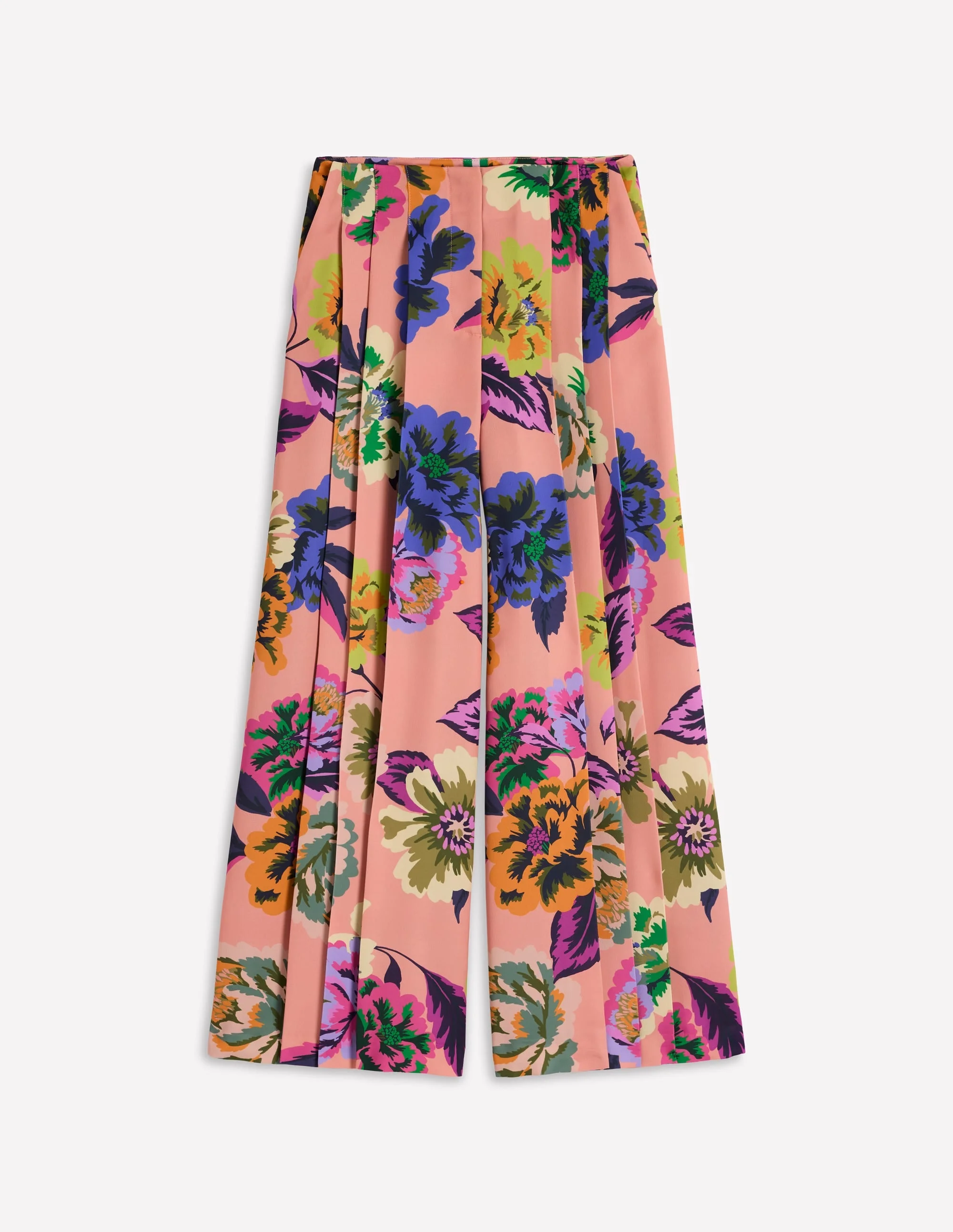 Regent Wide Leg Pants-Multi, Opulent Blossom - 1