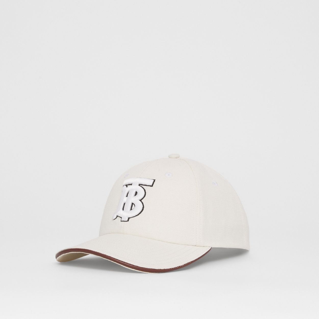 Monogram Motif Cotton Linen Canvas Baseball Cap - 6