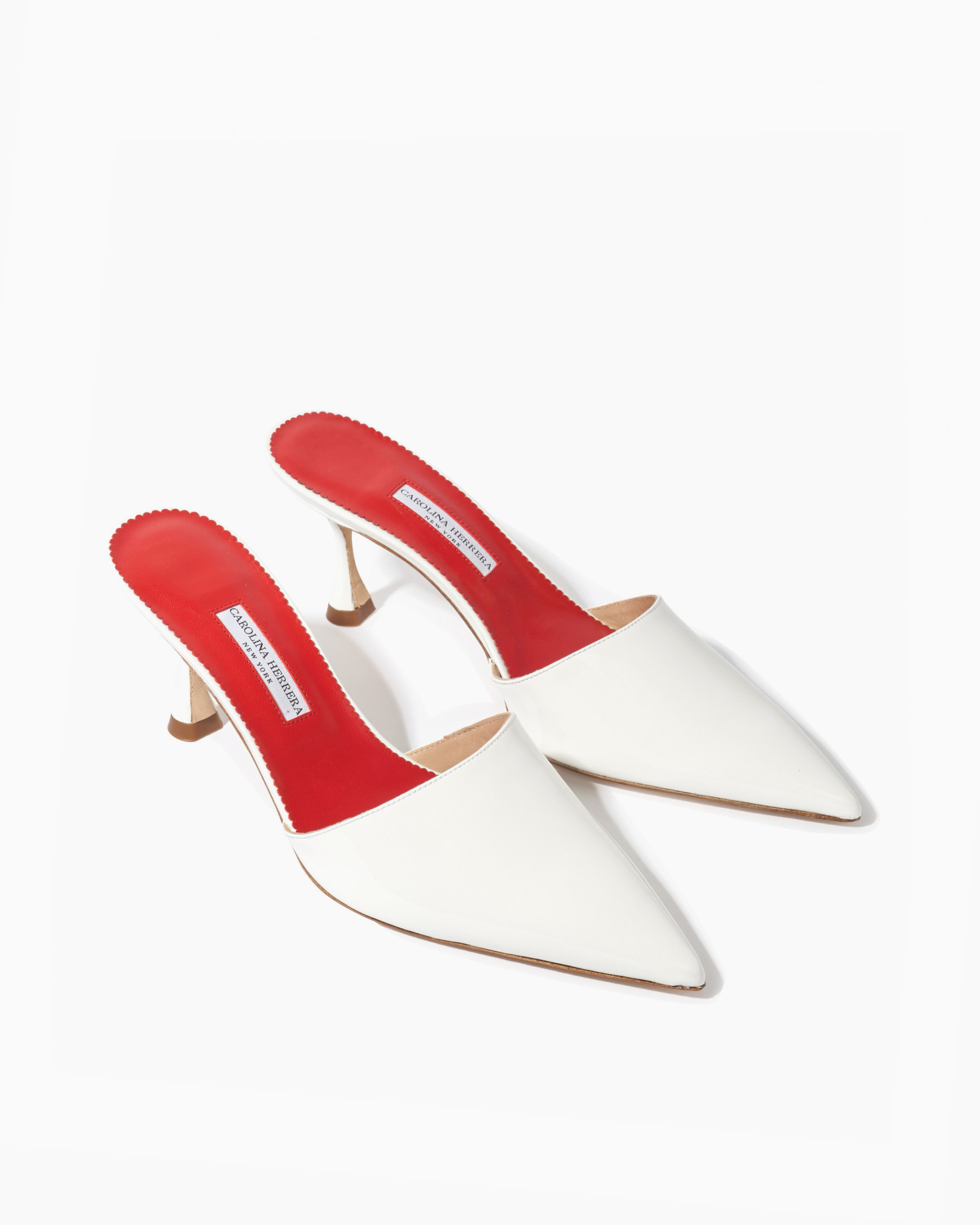 Patent Leather Kitten Heel Mule - 2