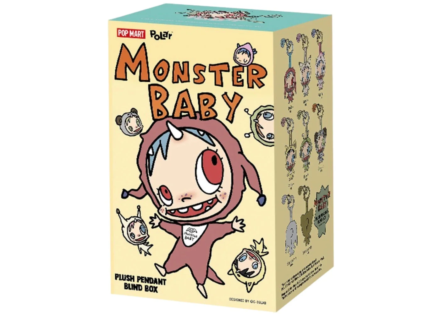 Pop Mart POLAR Monster Baby Collection Series Plush Pendant Ver.1 Single Blind Box - 1
