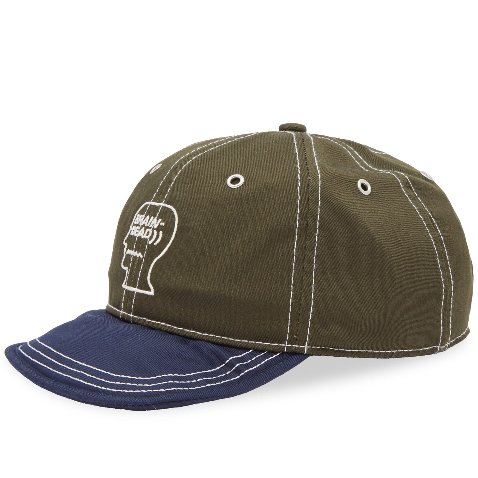 BRAIN DEAD Brain Dead Wire Brim 6 Panel Cap | REVERSIBLE