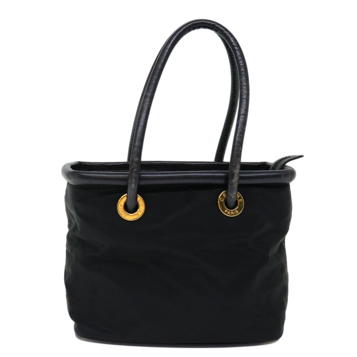 CELINE Hand Bag Nylon Black - 13